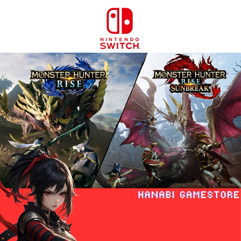 Monster Hunter Rise + Monster Hunter Rise Sunbreak (Digital Games) • Nintendo Switch