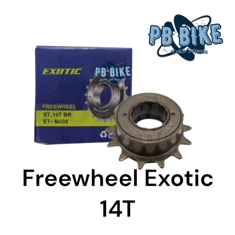 Freewheel 14T Gir Belakang Single Speed Gear 14 T Sepeda BMX