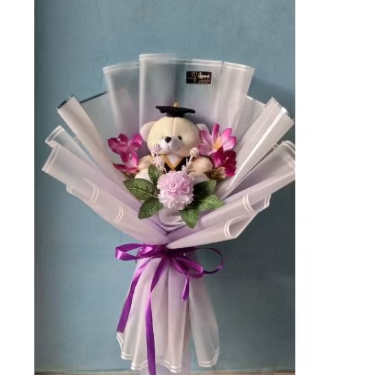 Bouqet wisuda bouqet bunga bouqet snack