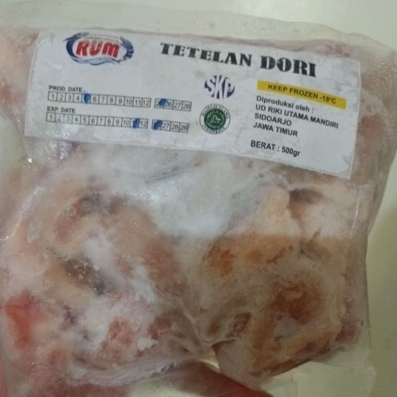 

Tetelan ikan dori 500gr