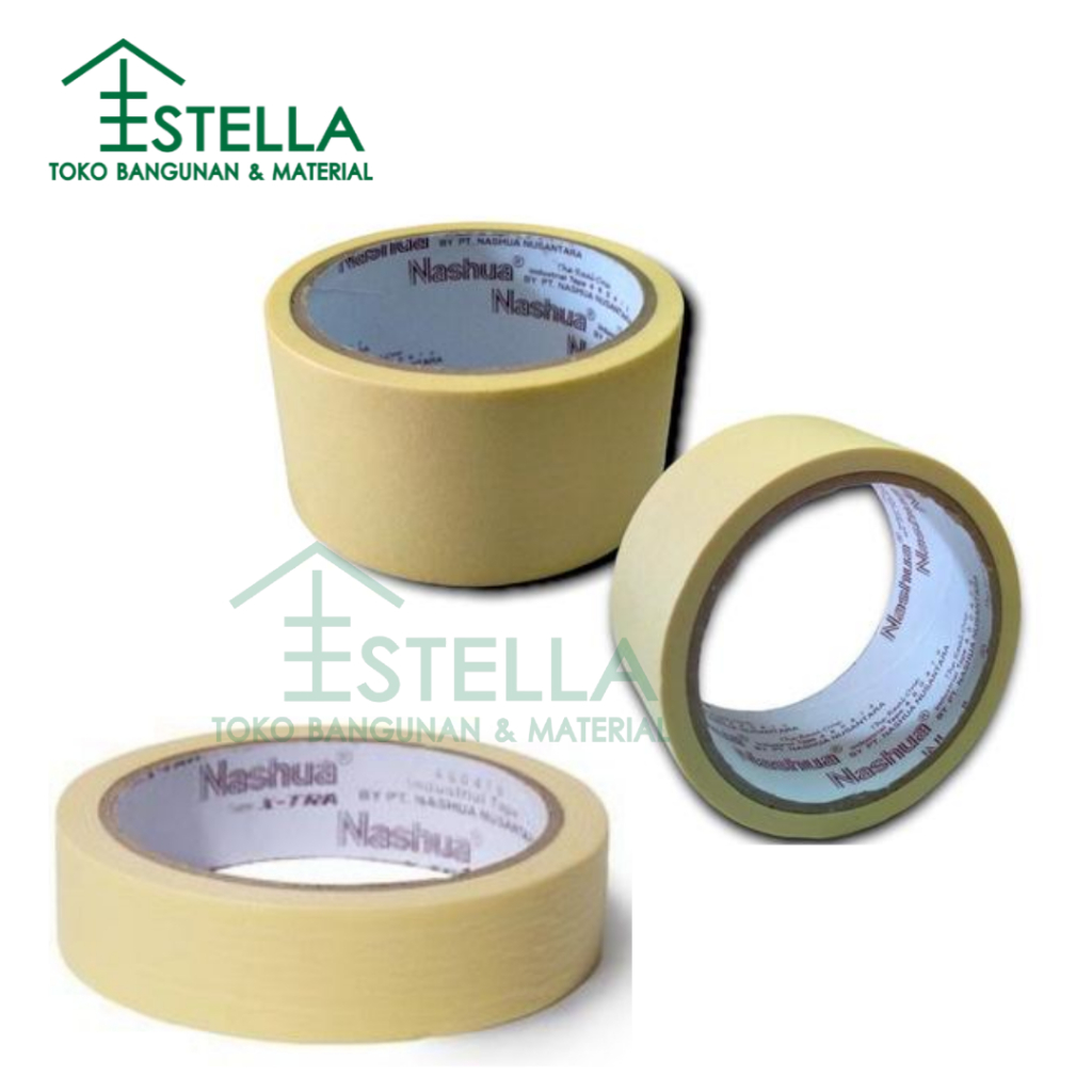 

Lakban Isolasi Kertas Nashua Real One (Murah!) /Masking Tape 1inch 2inch / lakban kertas /selotip kertas / solasi