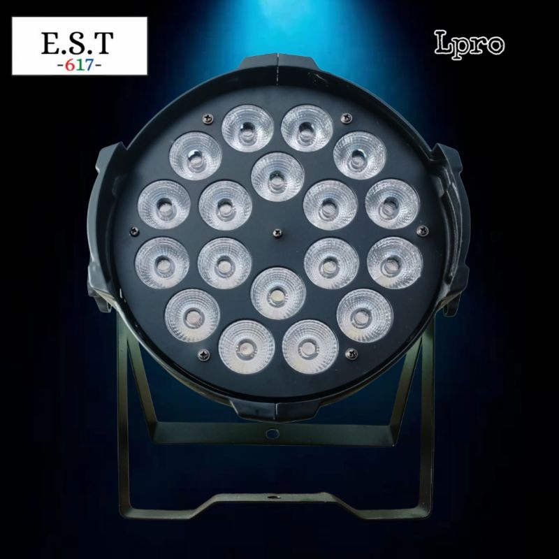 Lampu panggung lighting sorot parled par LED 18x10 watt full color colour 4in1 rgbw