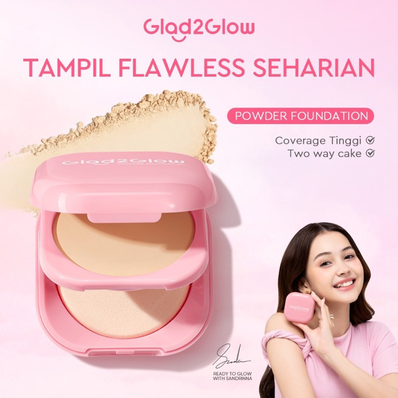Glad2Glow G2G Powder Foundation