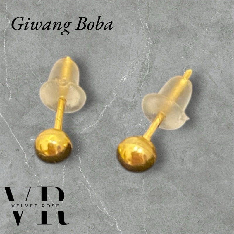 Giwang Boba Emas Muda