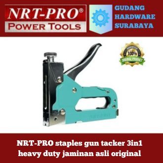 

NRT-PRO staples gun tacker 3in1 heavy duty jaminan asli original