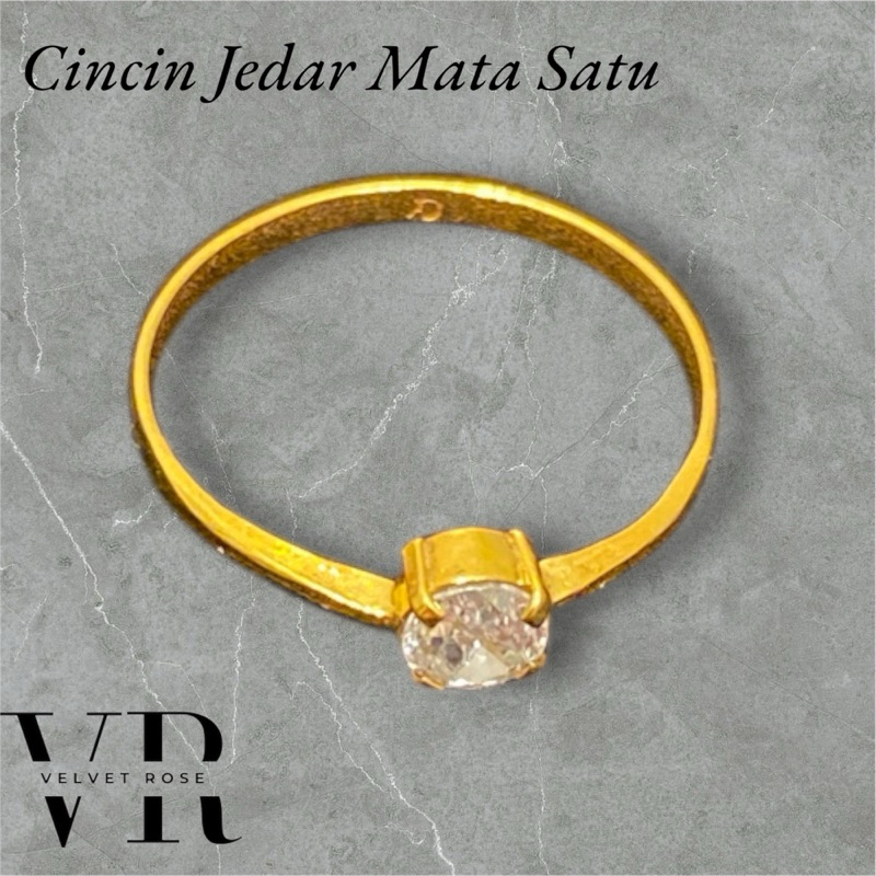 Cincin Jedar Emas Muda