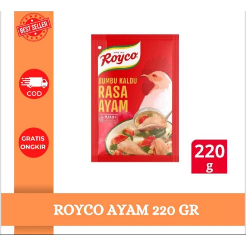 

Royco Bumbu Penyedap Rasa Ayam 220 Gram