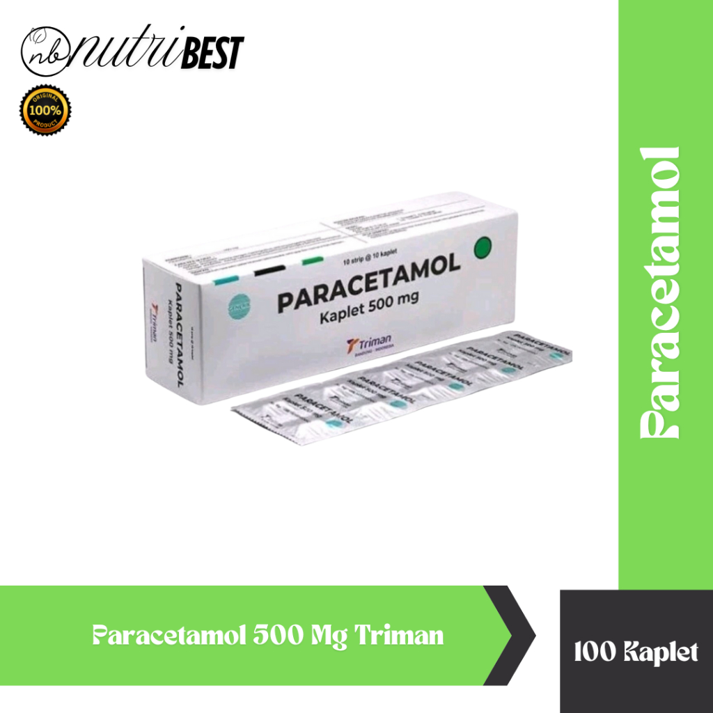Paracetamol 500 Mg 100 Kaplet Triman
