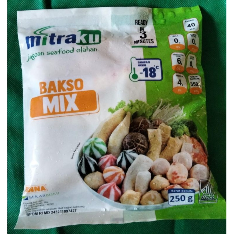

Mitraku Bakso Ikan Mix 250gr Beragam Varian