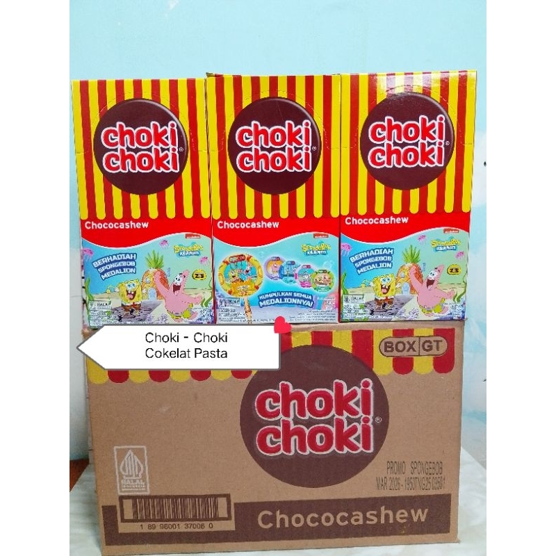 

GACOR Choki Choki Stick Coklat Pasta 1 dus isi 9 x 20 Pcs Exp Aman Harga Murmer