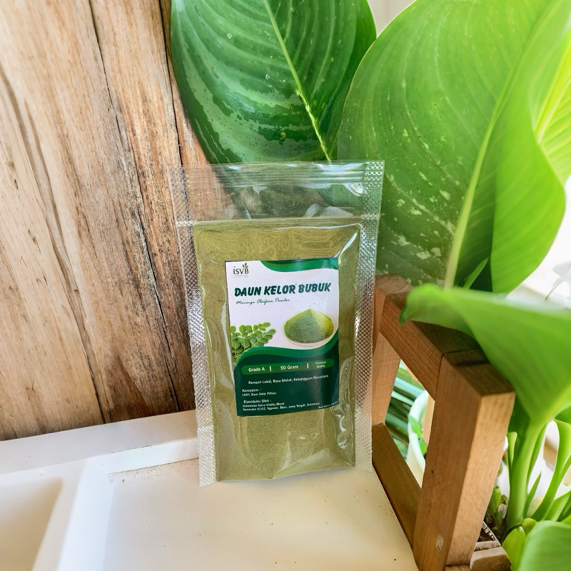 

ISVB - 50 GRAM Bubuk Serbuk Daun Kelor Moringa masker minuman