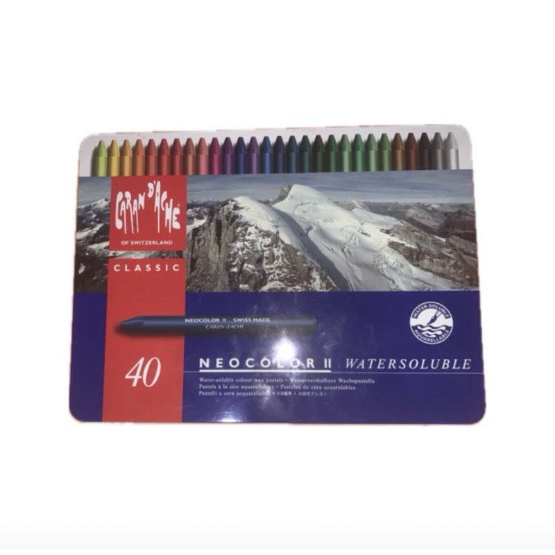 

Preloved CARANDACHE Crayon Classic NEOCOLOR II Watersoluble isi 40