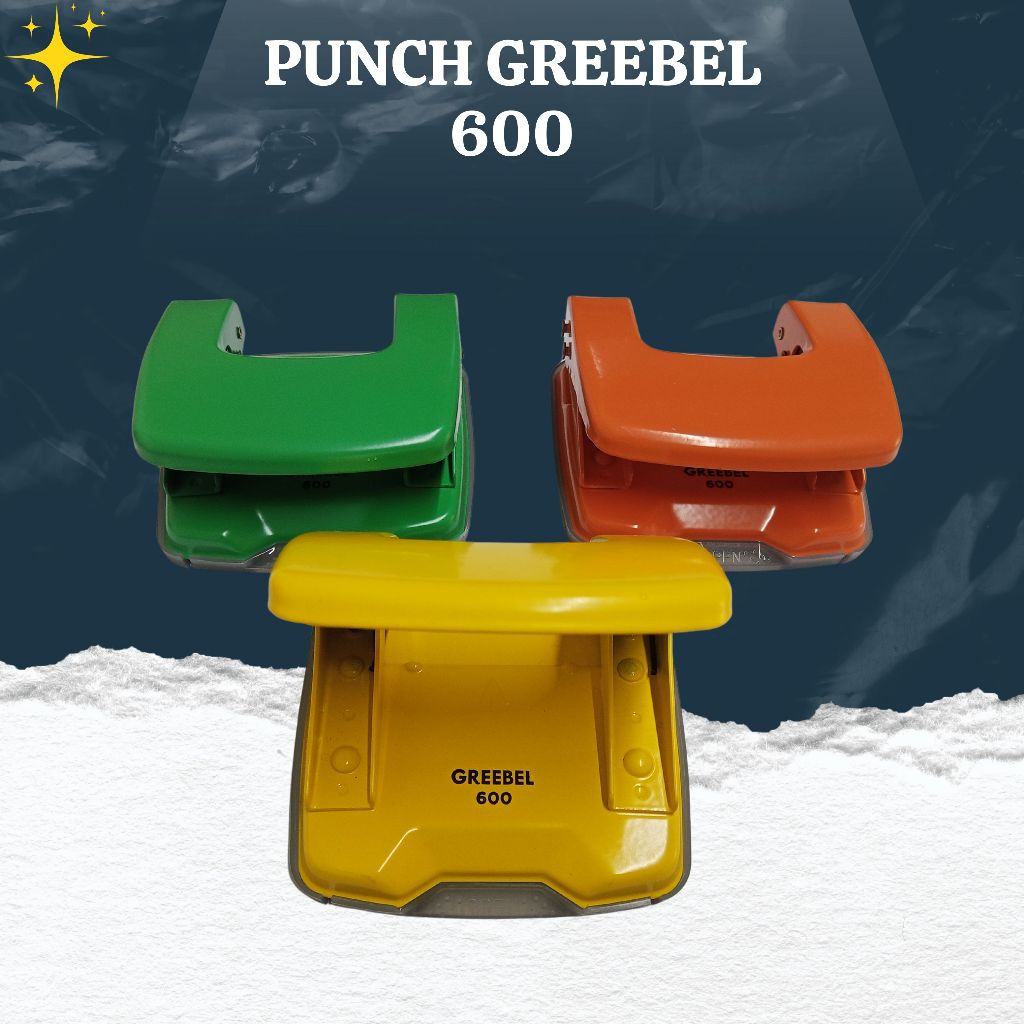 

GREEBEL Pembolong Kertas Punch GREEBEL 600 Anti Karat Berkualitas