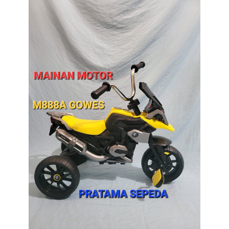 Mainan Motor Anak Gowes PMB M888A Motor Aki Anak M888
