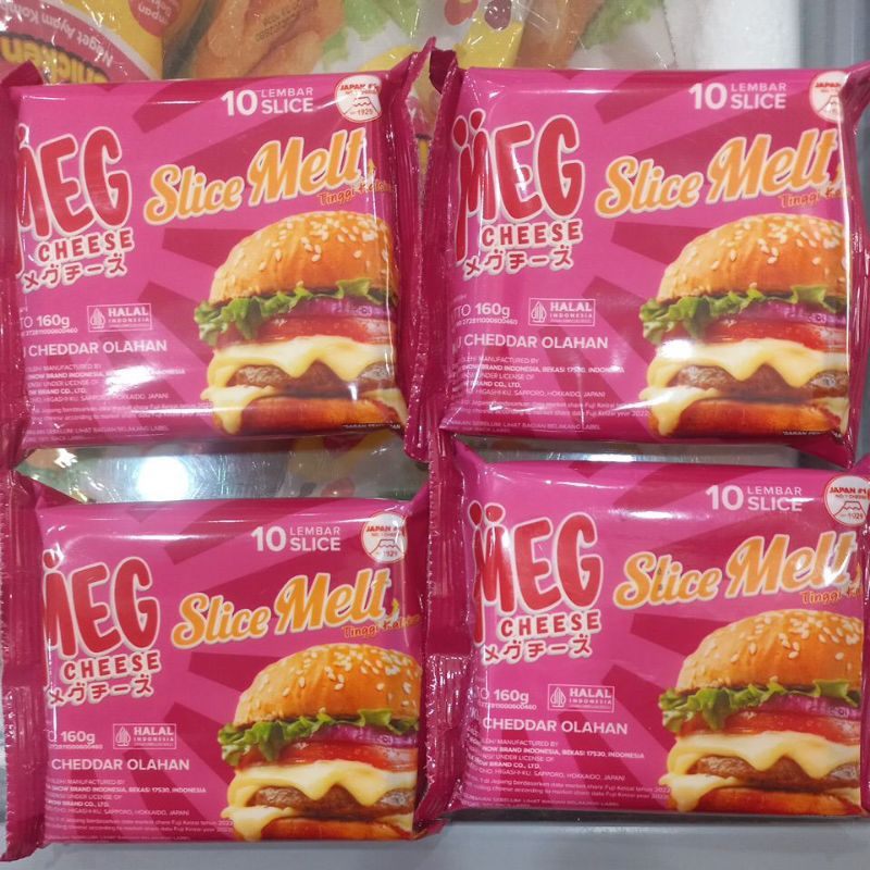 

Meg cheddar slice melt 10 Near expd