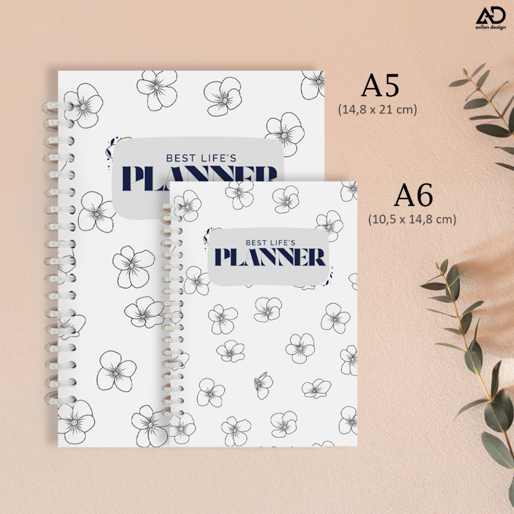 

NOTEBOOK / BUKU CATATAN / BUKU DIARY CANTIK AESTHETIC / A5 / A6