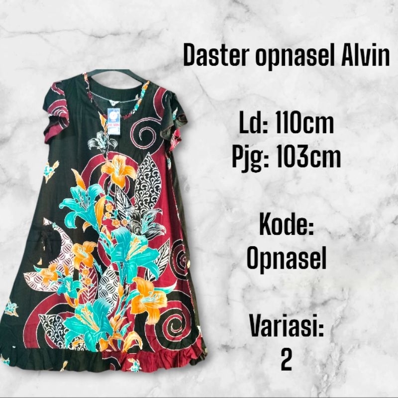 Daster Sikak, Daster Melati, Daster Asanti, Daster Anita, Opnasel, Sikak Dari Batik Alvin (KT Melati