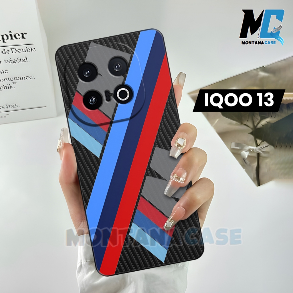MONTANA CASE - Softcase Silikon IQOO 13 5G Terbaru - Casing UV Fullprint Motif BMW - Case Full Cover