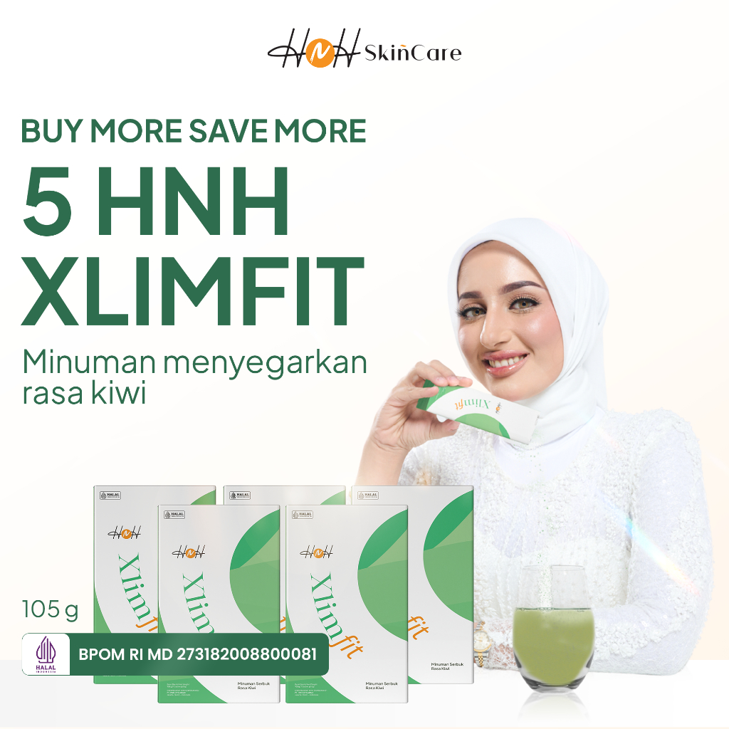

HNH Skincare Bundling Xlimfit 5 Box (Minuman Serbuk Rasa Kiwi)