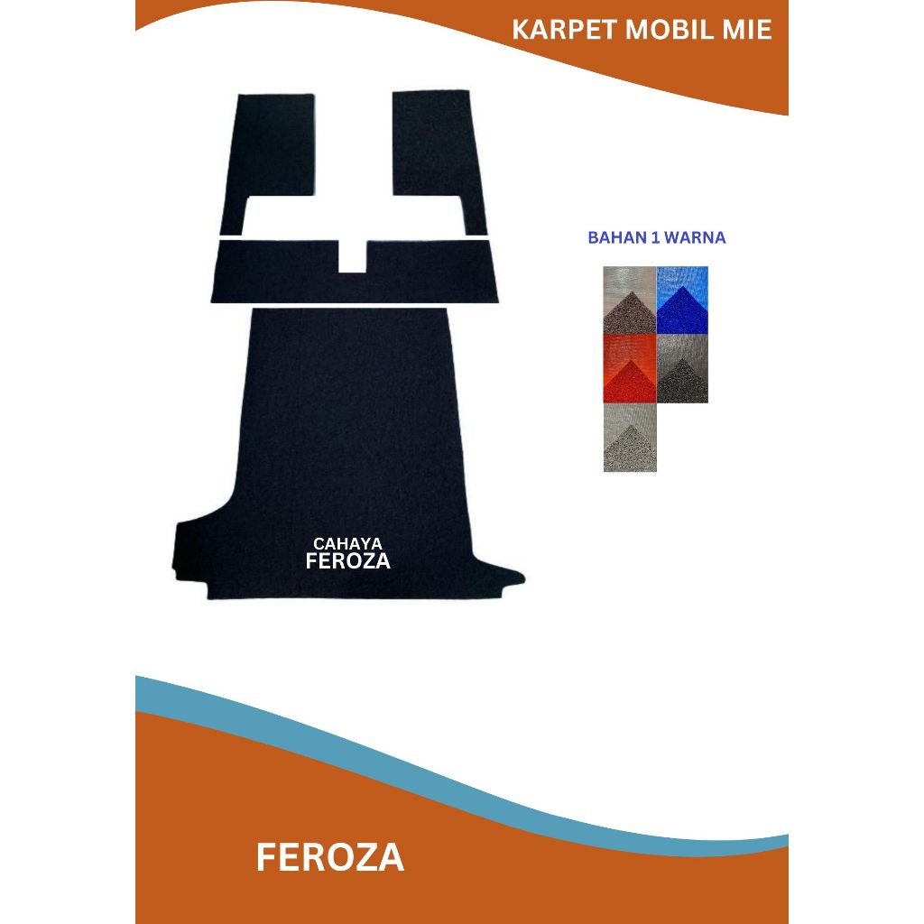 KARPET MOBIL MIE BIHUN DAIHATSU FEROZA/KARPET  MIE BIHUN FEROZA
