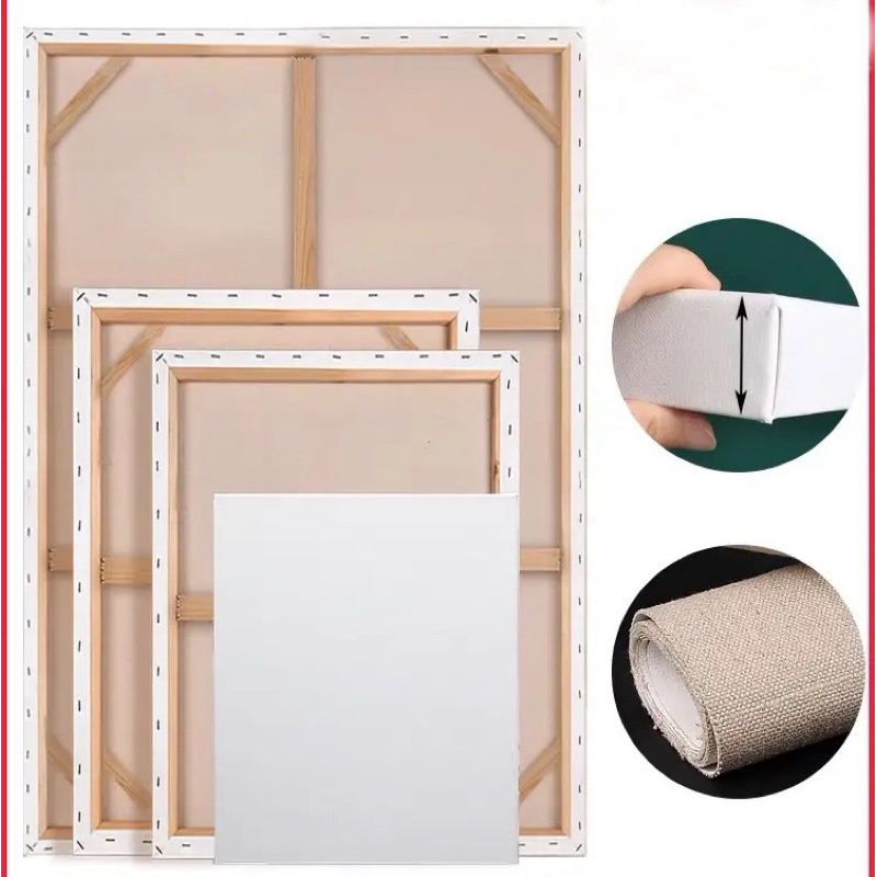 

Kanvas 100x100 CM Kualitas Premium Canvas Lukis besar satu meter