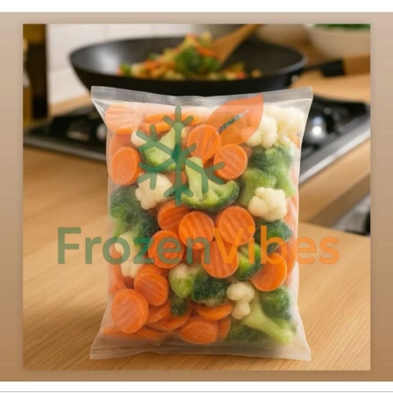 

FROZEN MIX VEGETABLE/ mix vegetable Californian frozen 1kg/ sayur chapchai frozen/ sayur capcai capcay/ sayur potong
