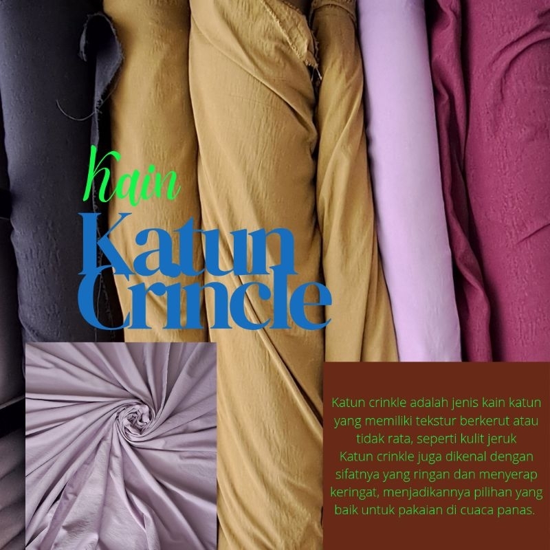 Kain Katun Crincle