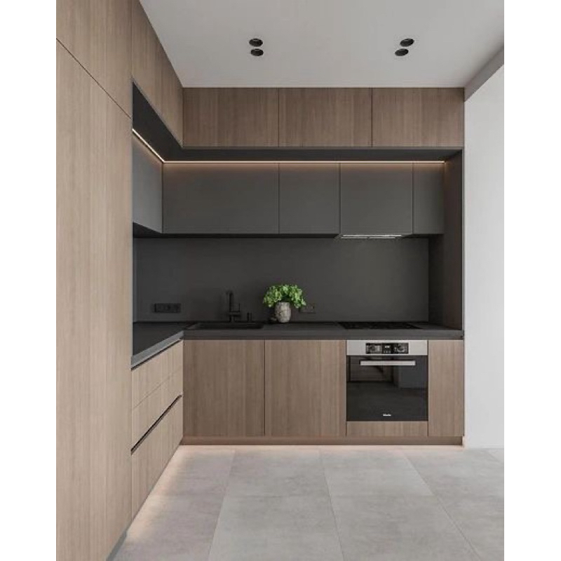 Kitchen set minimalis jati