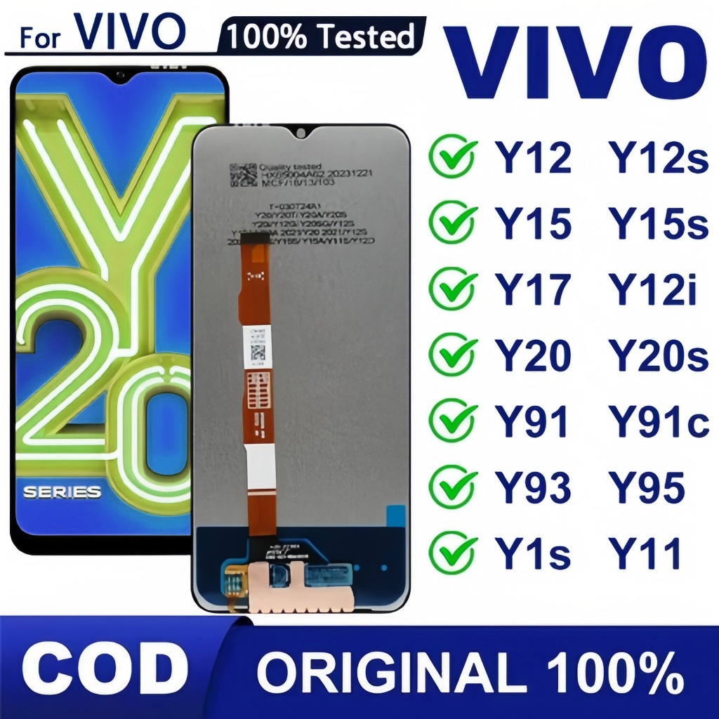 LCD VIVO Y17/Y12/Y15/Y12i/Y20/Y12S/Y15S/Y91c/Y91/Y93 ORIGINAL100%  Fullset asli hp ori Touchscreen