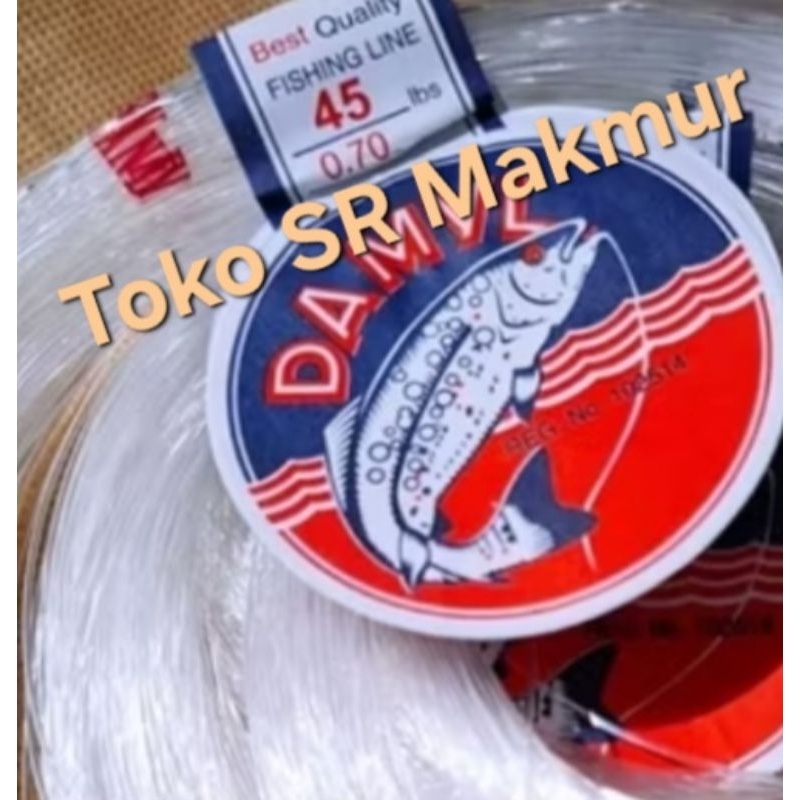 Senar Tasi Damyl Senar Pancing Damil 45 lbs putih