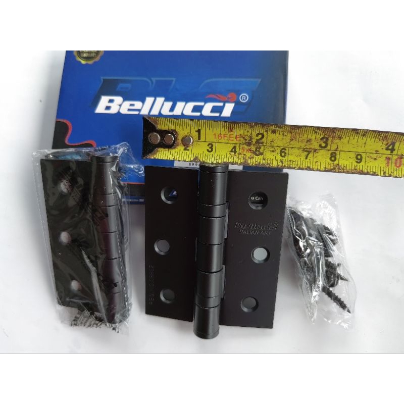 Engsel Jendela Bellucci Hitam 3" / Engsel Jendela Bellucci warna Hitam / Engsel BLC
