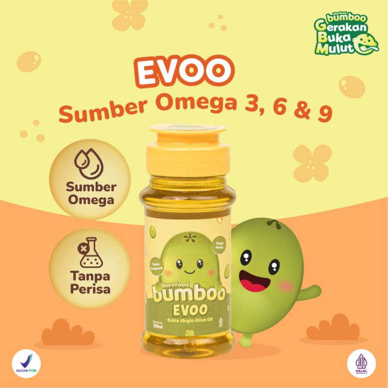 

Bumboo Evo Oil Bernutrisi Sumber Lemak & Omega 3,6,9 Tanpa Perisa Dan Pengawet