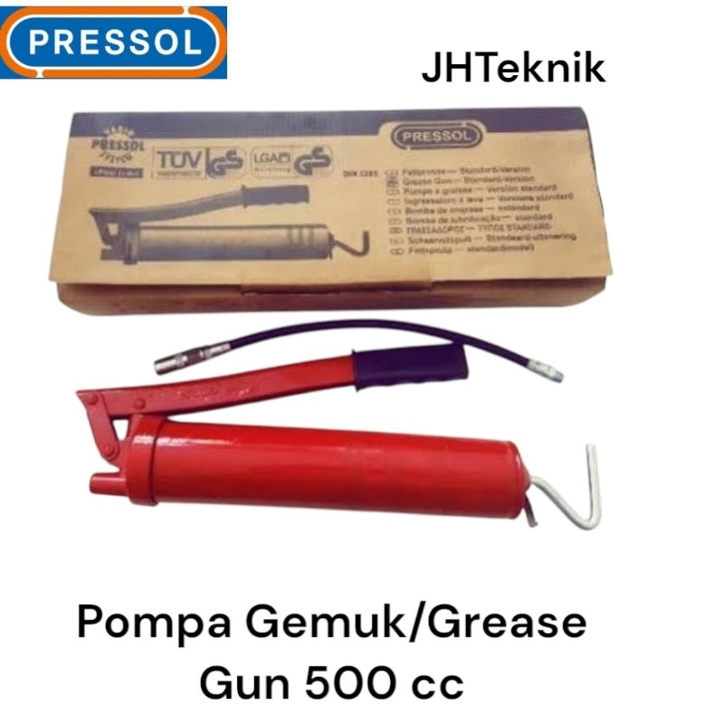 Pompa Gemuk Tangan PRESSOL 500 cc/Grease Gun PRESSOL 500CC 100% ORIGINAL