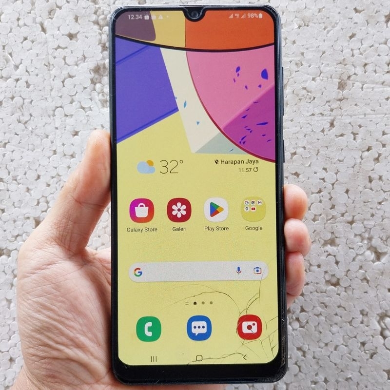 Handphone Hp Samsung Galaxy A31 Second 8/128 NFC Bekas Eks Resmi Sein Mulus Original