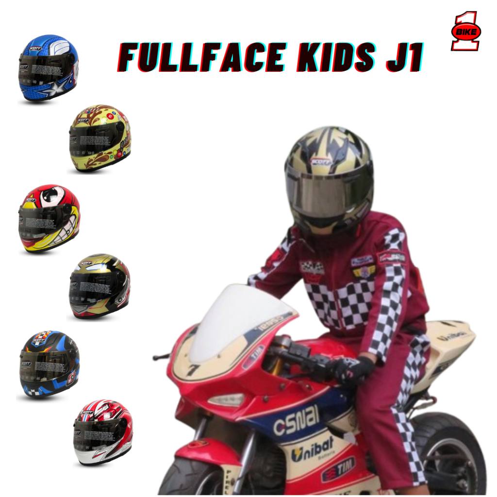 PROMO Grosir Helm Anak / Helm Full Face Anak Scott / helm full face anak anak cowok / Helm FullFace 