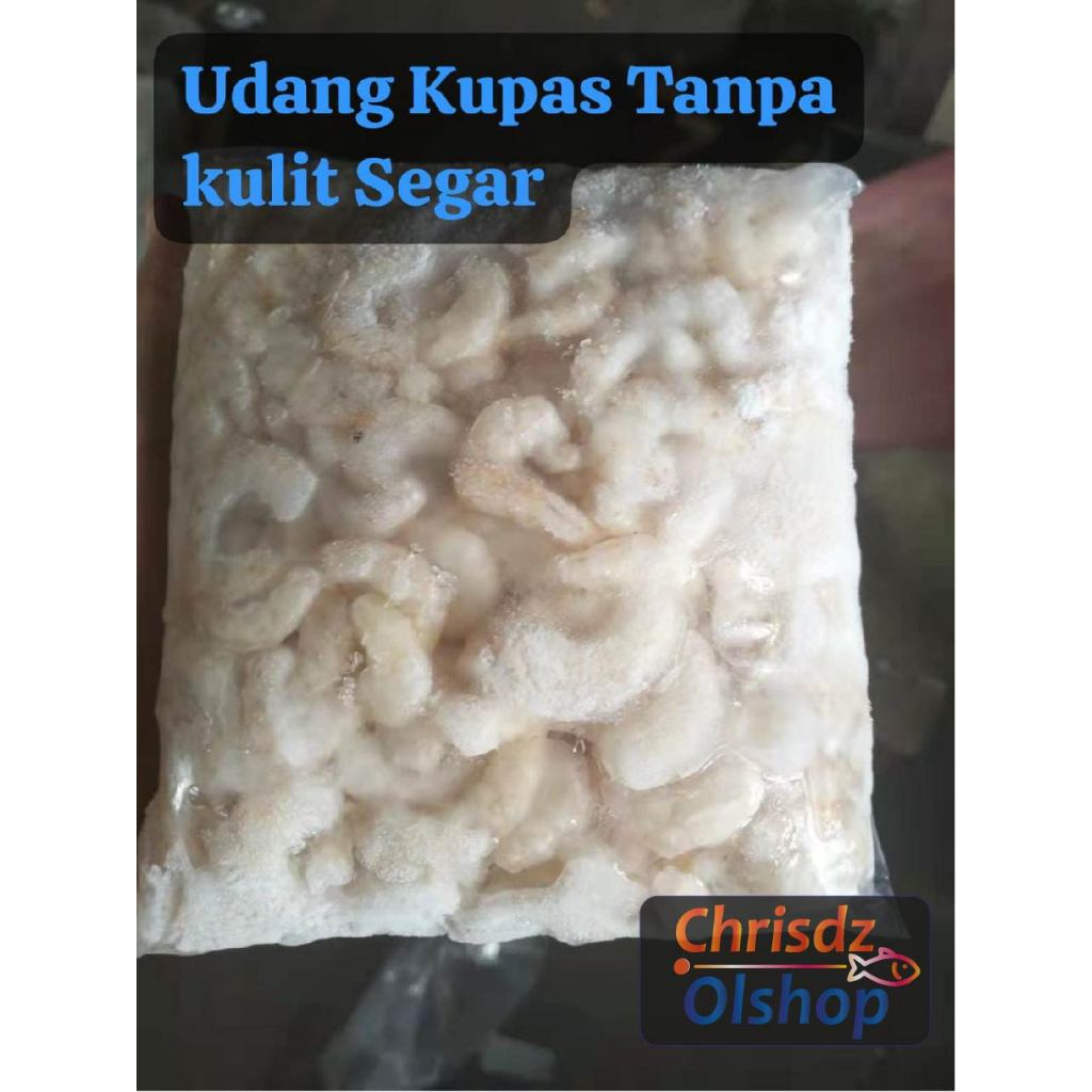 

Udang Beku Kupas Tanpa Kulit Segar (500G ± )