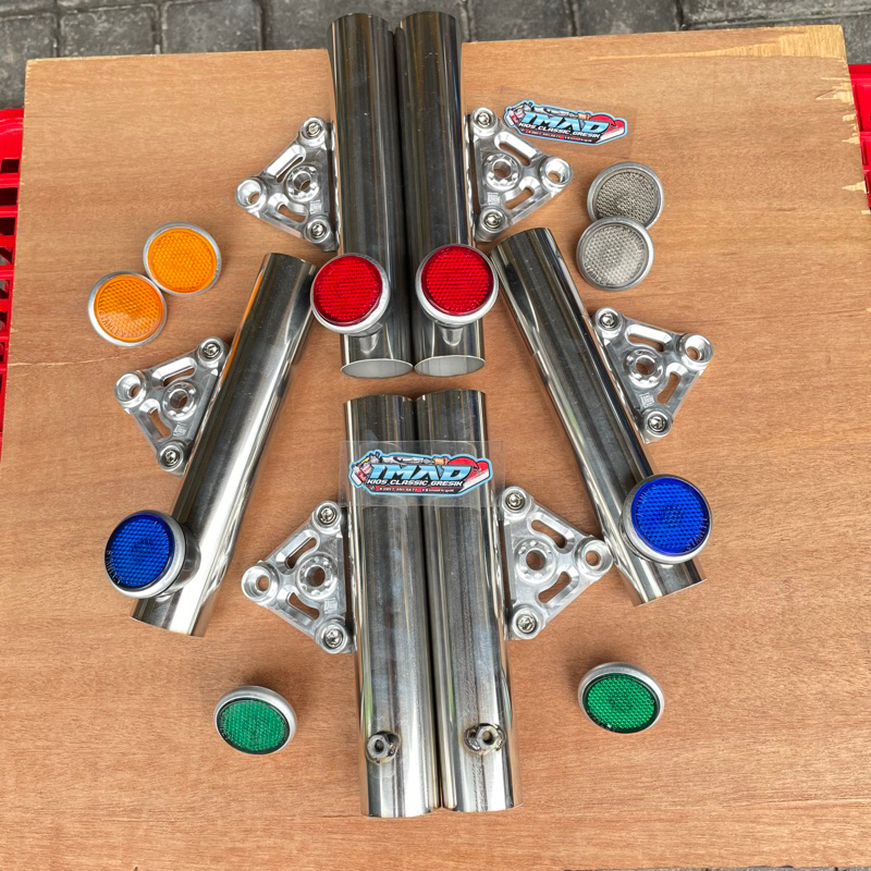 PANGKON LAMPU BRAKET KUPINGAN K5 CNC KUPINGAN K5 AS 31 33 STENLIS WP A1 RACING KUPINGAN LAMPU WHELLP