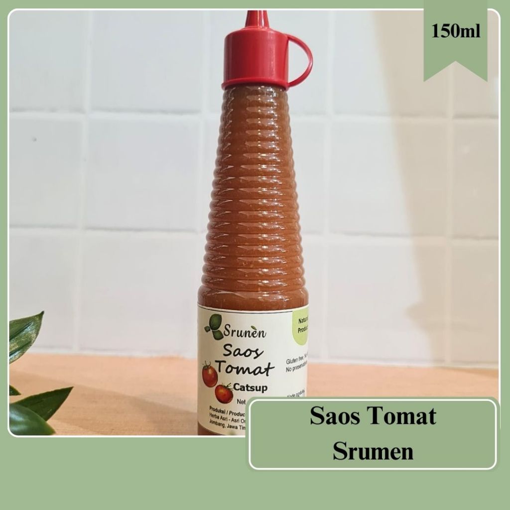

Saos Tomat Original Gluten Free 140 Ml - Srunen - Non MSG | Warungshiha