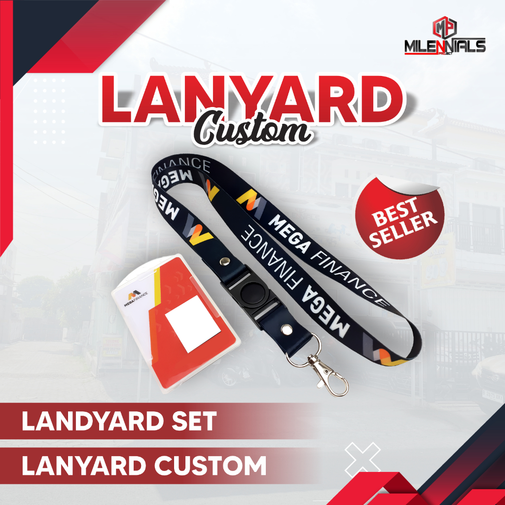 

Set Lanyard Custom Nama / Logo – Bisa Request Desain Sendiri
