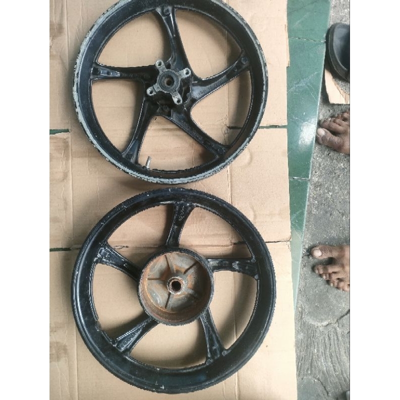 velg depan belakang Mio sporty Mio smile Mio soul