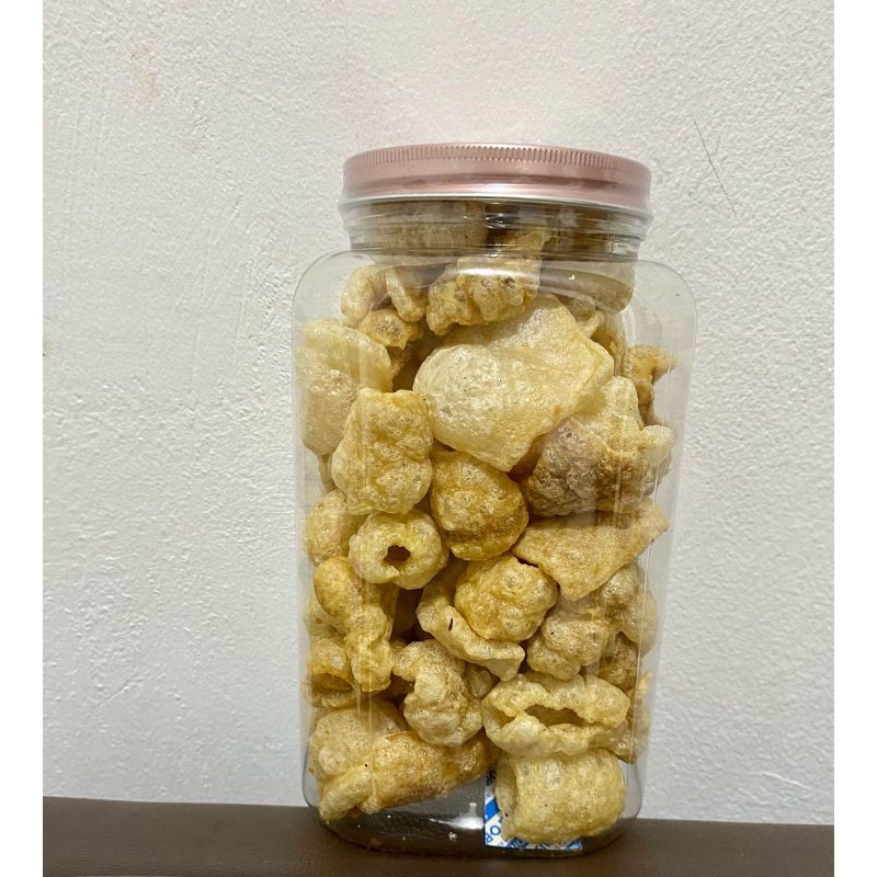 

Kerupuk Kulit B2(babi) kemasan toples 2lt
