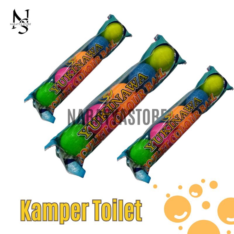 [Narayya] Kamper Toilet | Toilet Colour Ball | Pengharum Kamar Mandi | Kamper Murah Grosir