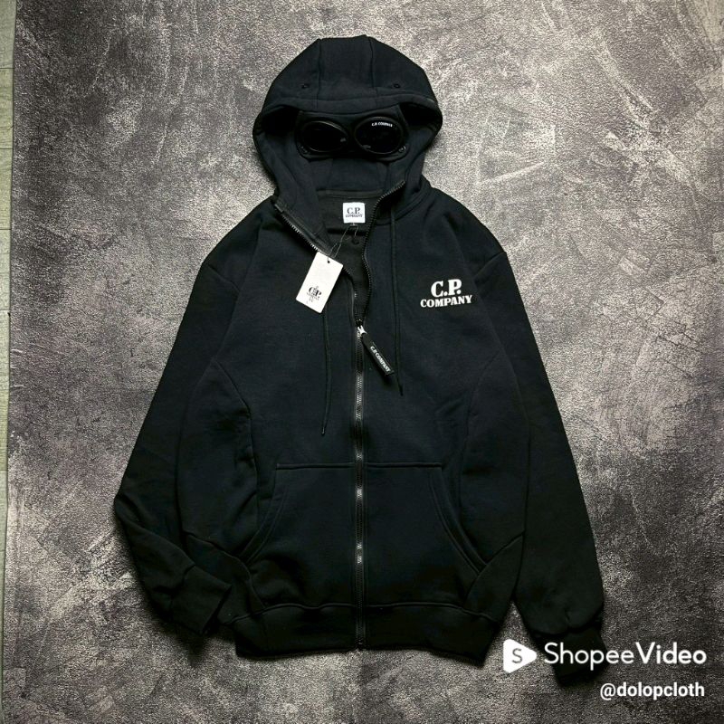 Cp Company Diagonal Raised Goggle Zipp