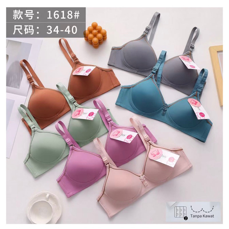 BH casual busa sedang tanpa Kawat La Paris 1618