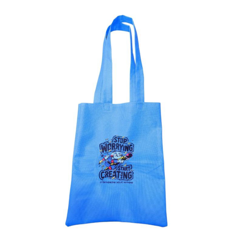 

Tas Spunbond Tebal / Goodiebag Tas Kain Sablon