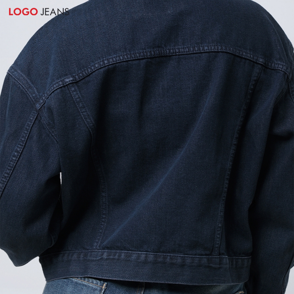 Pengiriman Cepat Logo Jeans Jaket Wanita New Logo Od Blue 34191L2Db