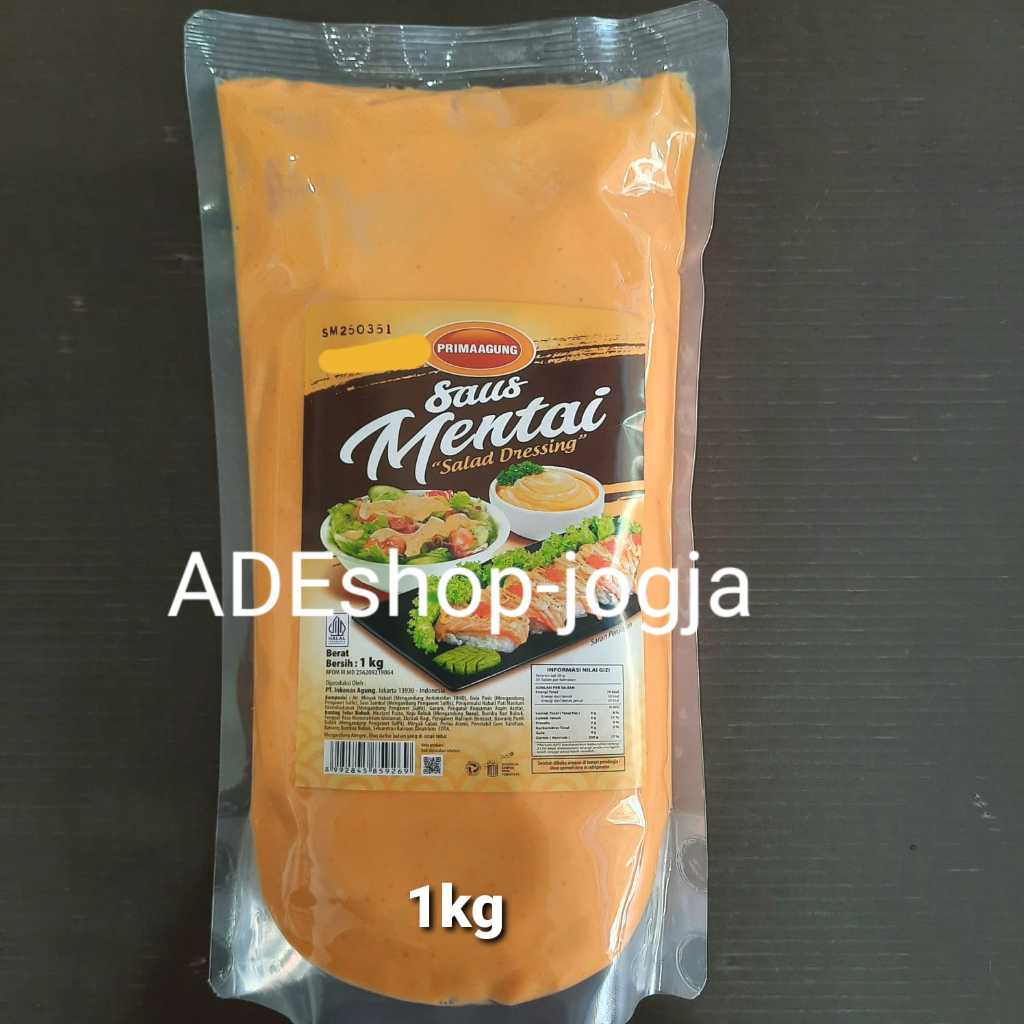 

Prima Agung Saos MENTAI 1kg saus salad dressing