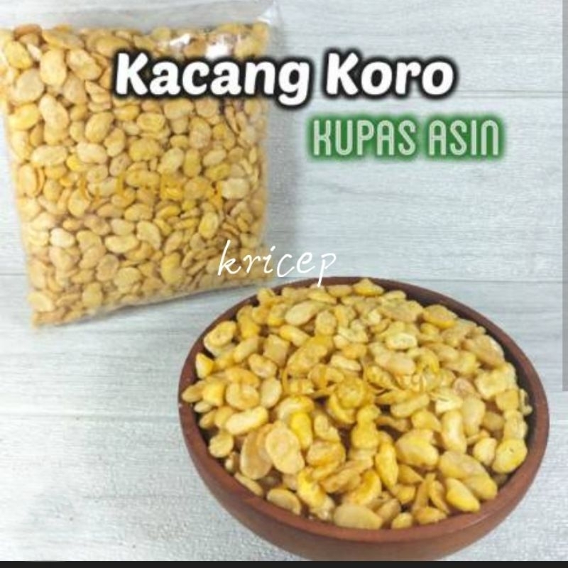 

Kacang koro kupas premium renyah 500gram