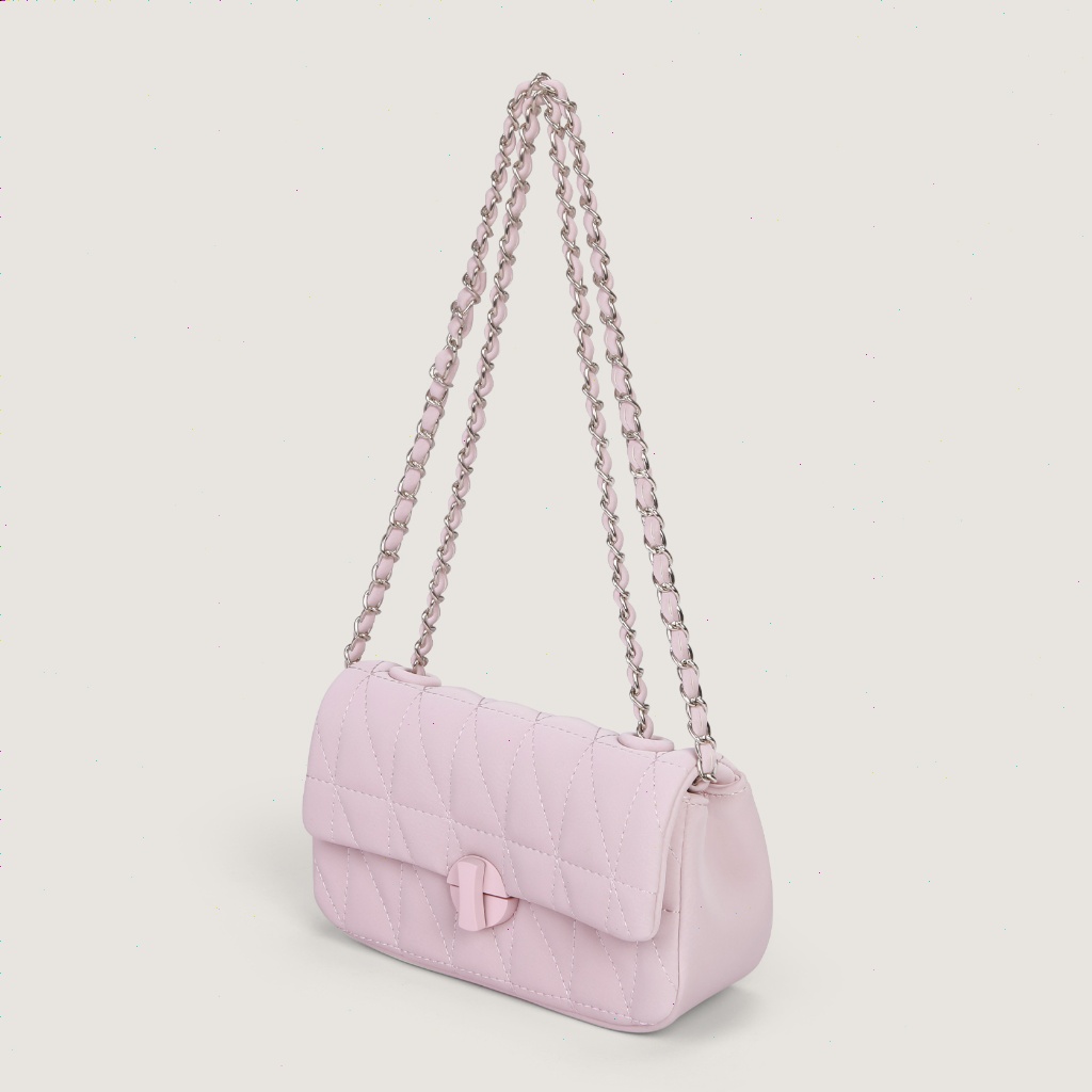 super deal rainsmore tas wanita mewah 2025 kotak kecil gaya chanel dengan tali rantai, model baru