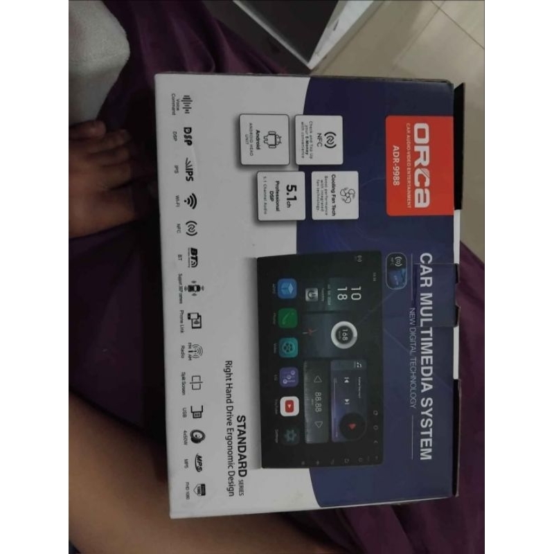 Headunit orca nfc series 9988 standar